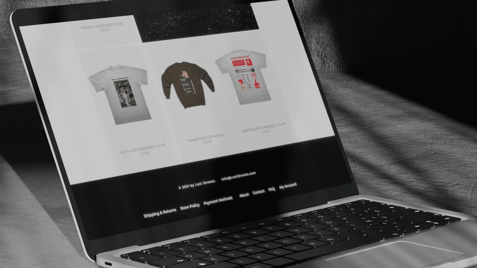 BMS sales site — interface in context