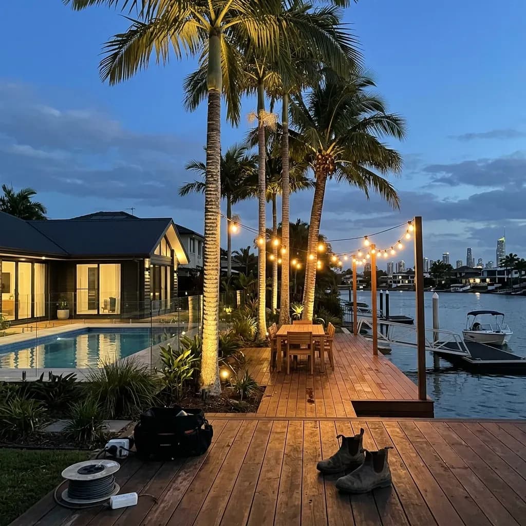 Spark Electrical — landscape lighting, Broadbeach Waters